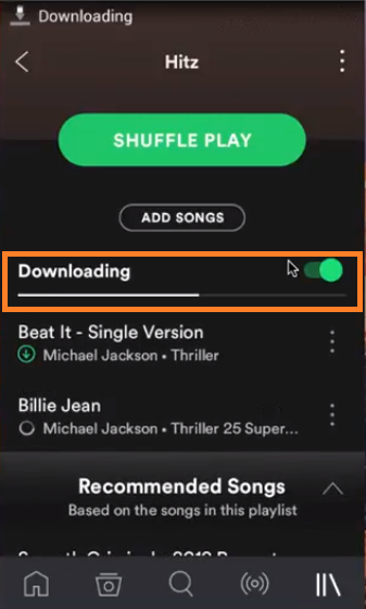 Download spotify song to listen offline music